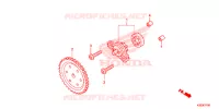 POMPE A HUILE pour Honda SH MODE 125 de 2017