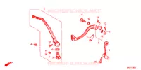 PEDALE   KICK pour Honda CRF 450 R de 2018