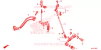 PEDALE pour Honda AFRICA TWIN 1000 LOWER de 2018