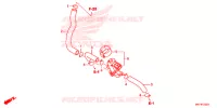 VALVE DE COMMANDE D'INJECTION D'AIR pour Honda CBR 1000 RED de 2018