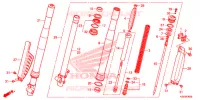 FOURCHE pour Honda CRF 150 R de 2018