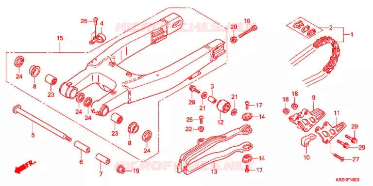 BRAS OSCILLANT Honda MOTO 150 CRF 2021  CRF150RJ