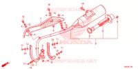 SILENCIEUX D'ECHAPPEMENT pour Honda CRF 50 de 2018