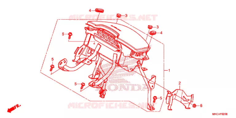 MODULE AIRBAG Honda MOTO 1800 GOLD-WING 2018  GL1800DAJ