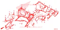 PROTEGE JAMBES pour Honda PCX 150 WHITE de 2018