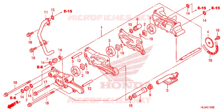 POMPE A HUILE Honda ATV 700 PIONEER 2018  SXS700M4DJ