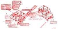 ETIQUETTE DE PRECAUTIONS pour Honda PIONEER 1000 M5 BASE de 2018