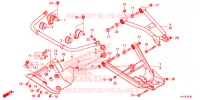 TRIANGLES   BARRE ANTI ROULIS pour Honda PIONEER 1000 M5 BASE de 2018
