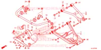 TRIANGLES   BARRE ANTI ROULIS pour Honda PIONEER 1000 M5 BASE de 2018