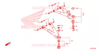 TRIANGLES AVANT pour Honda PIONEER 500 M2 de 2018