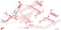 PEDALE   REPOSE PIED pour Honda FOURTRAX 500 RUBICON IRS DCT EPS DELUXE de 2018