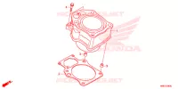 CYLINDRE pour Honda FOURTRAX 500 RUBICON IRS DCT EPS DELUXE de 2018