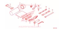 OUTIL pour Honda FOURTRAX 500 RUBICON IRS DCT EPS DELUXE de 2018