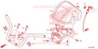 GUIDON pour Honda FOURTRAX 420 RANCHER 4X4 AT DCT de 2018