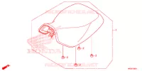 SELLE pour Honda FOURTRAX 420 RANCHER 4X4 Manual Shift de 2018