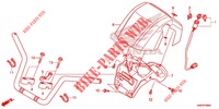 GUIDON pour Honda FOURTRAX 420 RANCHER 4X4 Manual Shift de 2018
