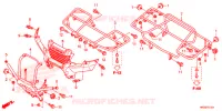 SUPPORT pour Honda FOURTRAX 420 RANCHER 4X4 Manual Shift de 2018