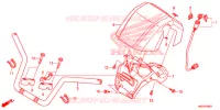 GUIDON pour Honda FOURTRAX 420 RANCHER 4X4 EPS Manual Shift de 2018