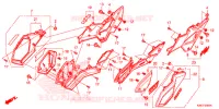 COUVERCLES LATERAUX pour Honda MSX 125 ABS de 2019