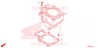 CYLINDRE pour Honda FOURTRAX 420 RANCHER 2X4 BASE de 2019
