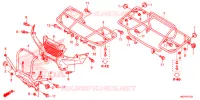 SUPPORT pour Honda FOURTRAX 420 RANCHER 2X4 BASE de 2019