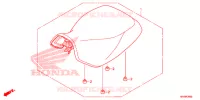 SELLE pour Honda FOURTRAX 500 FOREMAN 4X4 de 2019