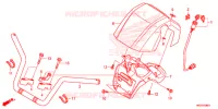 GUIDON pour Honda FOURTRAX 420 RANCHER 4X4 DCT EPS de 2019