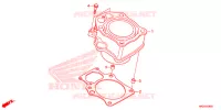 CYLINDRE pour Honda FOURTRAX 420 RANCHER 4X4 ES de 2019