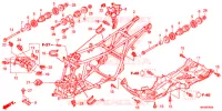 CADRE pour Honda FOURTRAX 500 FOREMAN 4X4 Electric Shift, Power Steering de 2019
