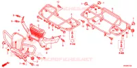 SUPPORT pour Honda FOURTRAX 500 FOREMAN 4X4 Electric Shift, Power Steering de 2019