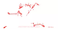 PEDALE (2) pour Honda CB 500 de 1999