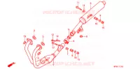 SILENCIEUX D'ECHAPPEMENT pour Honda CB 500 de 1999