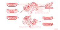 AUTOCOLLANTS pour Honda FOURTRAX 500 FOREMAN ES PS de 2018