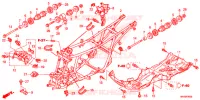 CADRE pour Honda FOURTRAX 500 FOREMAN ES PS de 2018