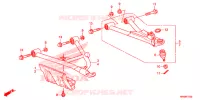 TRIANGLES AVANT pour Honda FOURTRAX 500 FOREMAN ES PS de 2018