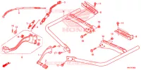 PEDALE   REPOSE PIED pour Honda FOURTRAX 500 FOREMAN de 2018