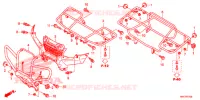 SUPPORT pour Honda FOURTRAX 500 FOREMAN de 2018
