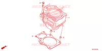 CYLINDRE pour Honda FOURTRAX 500 FOREMAN de 2018