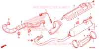 SILENCIEUX D'ECHAPPEMENT pour Honda FOURTRAX 500 FOREMAN de 2018