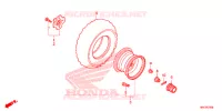 ROUE ARRIERE pour Honda FOURTRAX 500 FOREMAN 4X4 de 2019