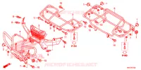 SUPPORT pour Honda FOURTRAX 500 FOREMAN 4X4 de 2019