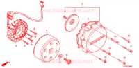 ALTERNATEUR pour Honda VTR 250 PGMFI de 2009