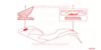AUTOCOLLANTS pour Honda VTR 250 PGMFI de 2009