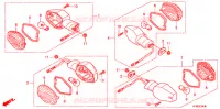 CLIGNOTANT pour Honda VTR 250 PGMFI de 2009