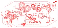 COMPTEUR pour Honda VTR 250 PGMFI de 2009