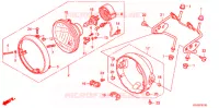 PHARE (VTR250 ED,F) pour Honda VTR 250 PGMFI de 2009