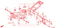 CADRE pour Honda VTR 250 PGMFI de 2009
