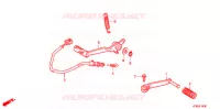 PEDALE pour Honda VTR 250 PGMFI de 2009