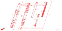 FOURCHE pour Honda GIORNO 50 de 2021