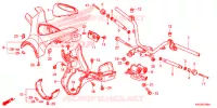 GUIDON   CARENAGE pour Honda SUPER CUB 125 ABS de 2020
